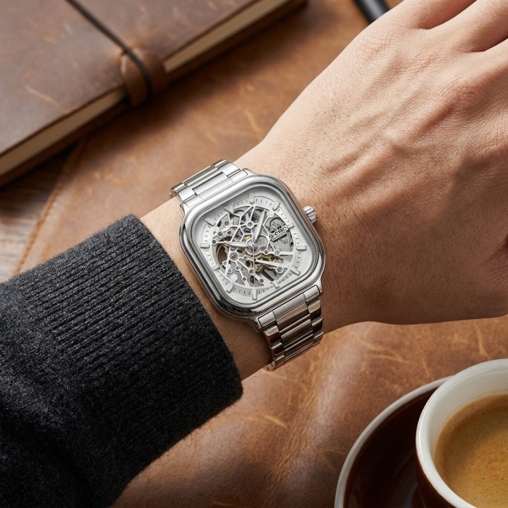 Reloj G-force At9831g Automatico De Acero + Estuche Premium