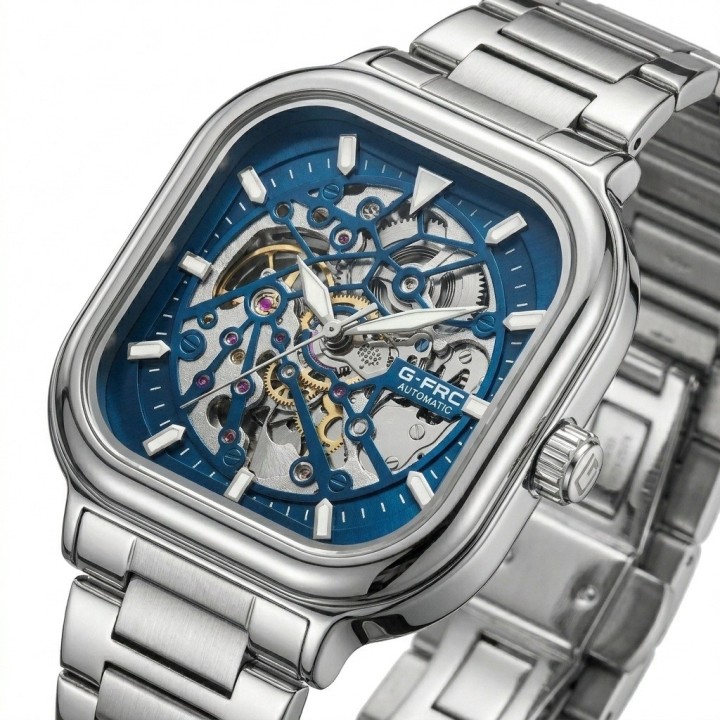 Reloj G-force At9831g Automatico De Acero + Estuche Premium