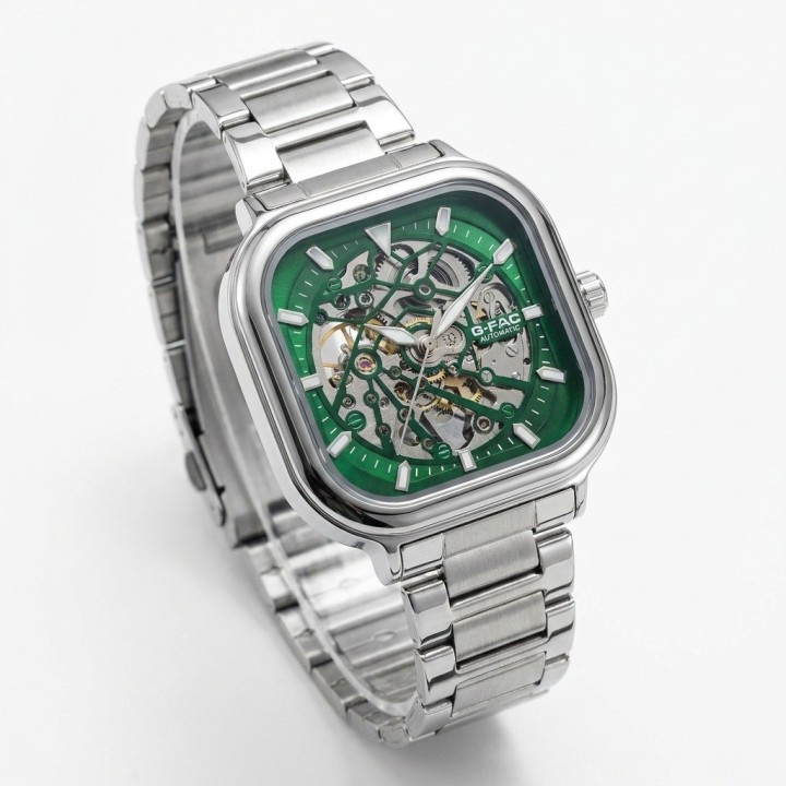 Reloj G-force At9831g Automatico De Acero + Estuche Premium