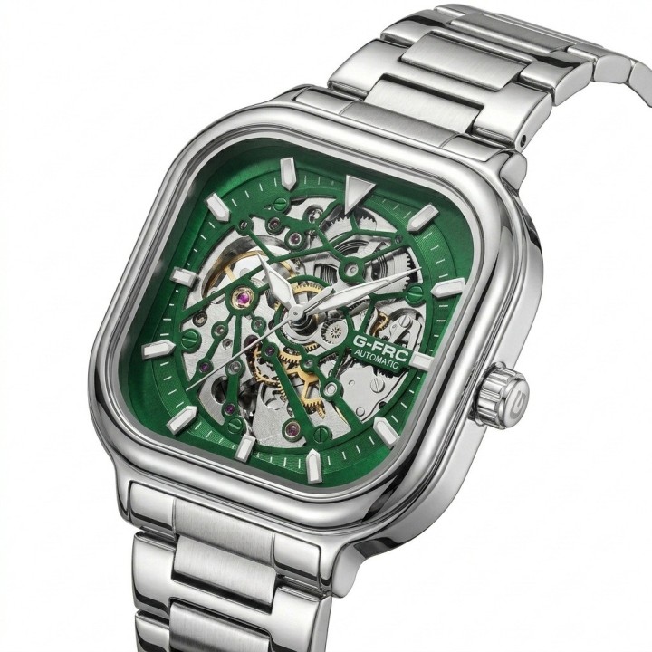 Reloj G-force At9831g Automatico De Acero + Estuche Premium