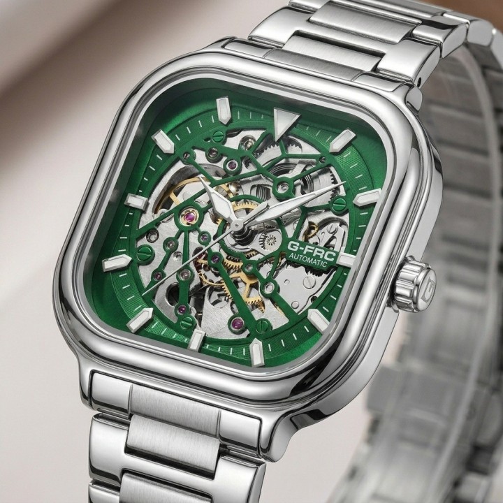 Reloj G-force At9831g Automatico De Acero + Estuche Premium