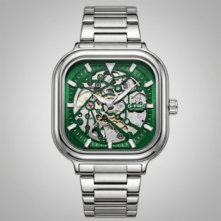 Reloj G-force At9831g Automatico De Acero + Estuche Premium