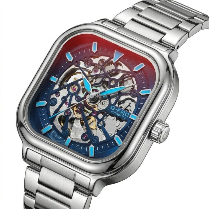 Reloj G-force At9831g Automatico De Acero + Estuche Premium