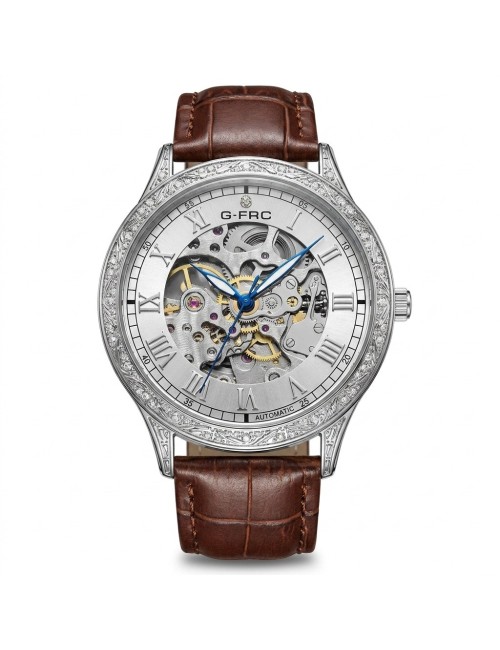Reloj G-force At901q Automatico De Cuero + Estuche Premium