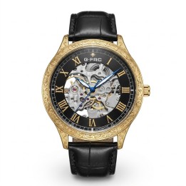 Reloj G-force At901q Automatico De Cuero + Estuche Premium