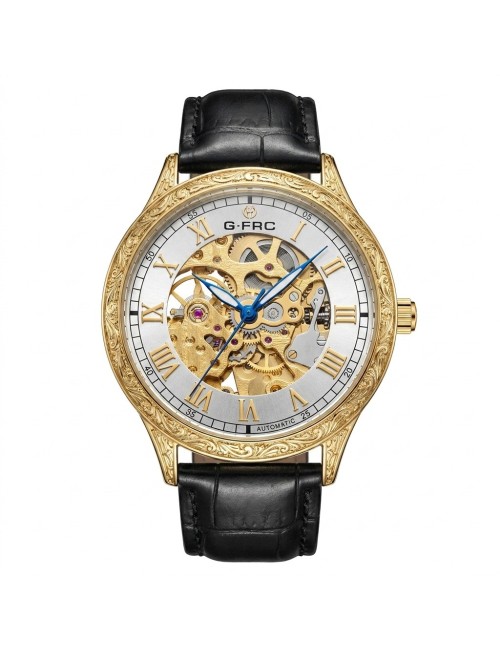 Reloj G-force At901q Automatico De Cuero + Estuche Premium