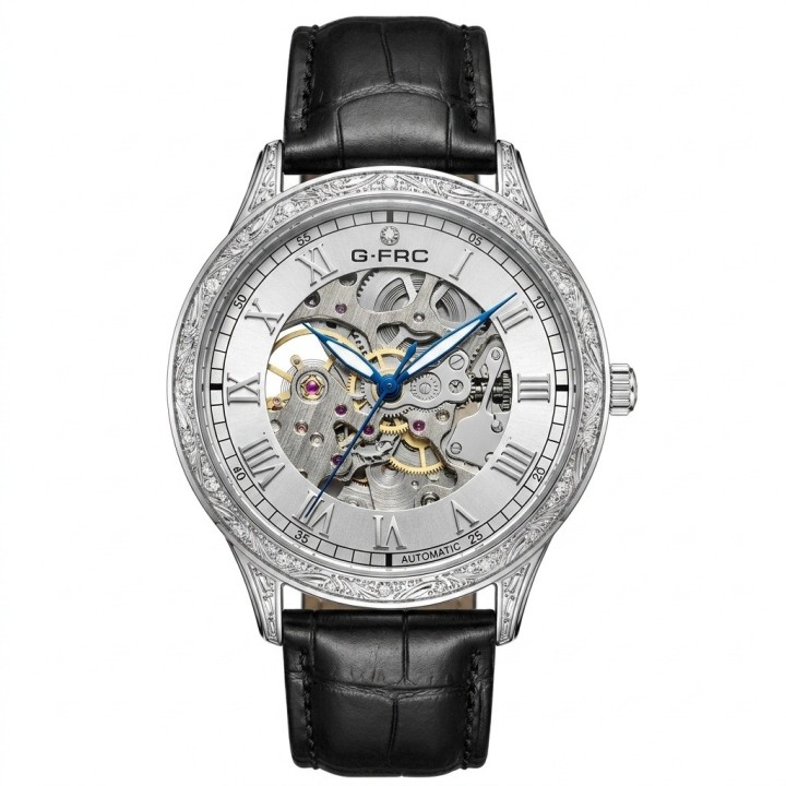 Reloj G-force At901q Automatico De Cuero + Estuche Premium