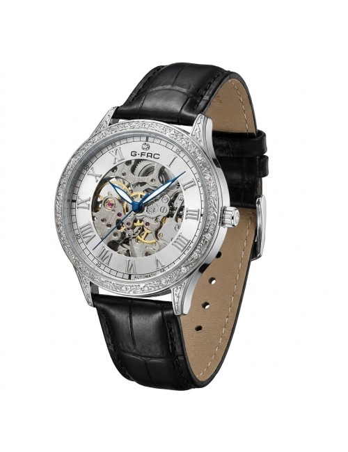 Reloj G-force At901q Automatico De Cuero + Estuche Premium