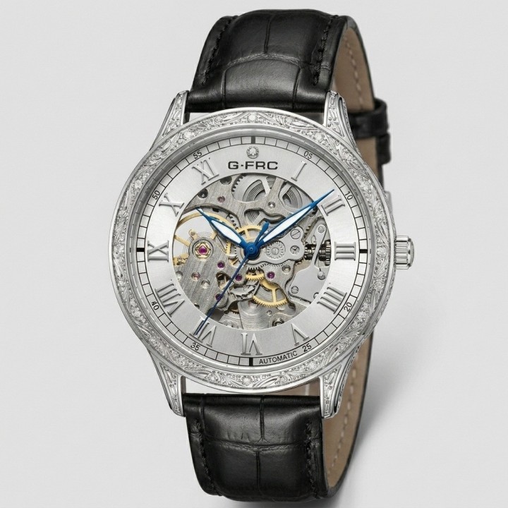 Reloj G-force At901q Automatico De Cuero + Estuche Premium