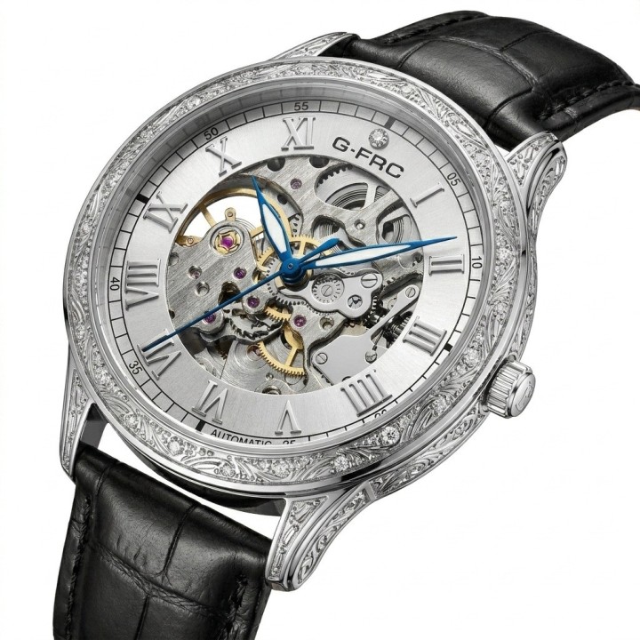 Reloj G-force At901q Automatico De Cuero + Estuche Premium