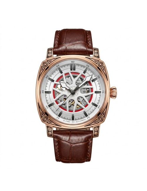 Reloj G-force At894g Automatico De Cuero + Estuche Premium