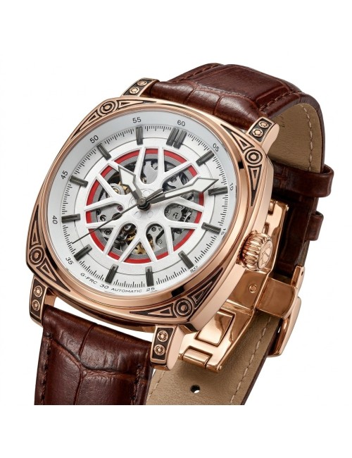 Reloj G-force At894g Automatico De Cuero + Estuche Premium