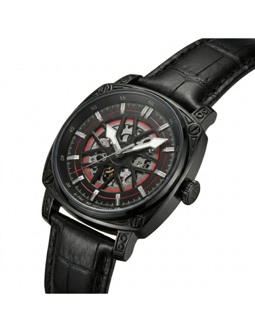 Reloj G-force At894g Automatico De Cuero + Estuche Premium