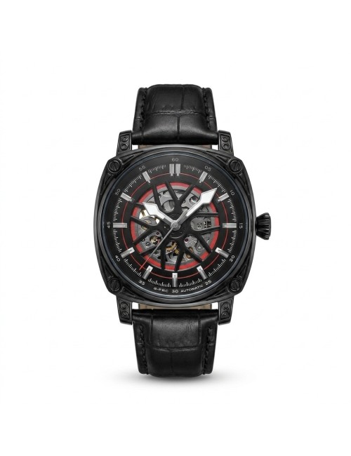 Reloj G-force At894g Automatico De Cuero + Estuche Premium