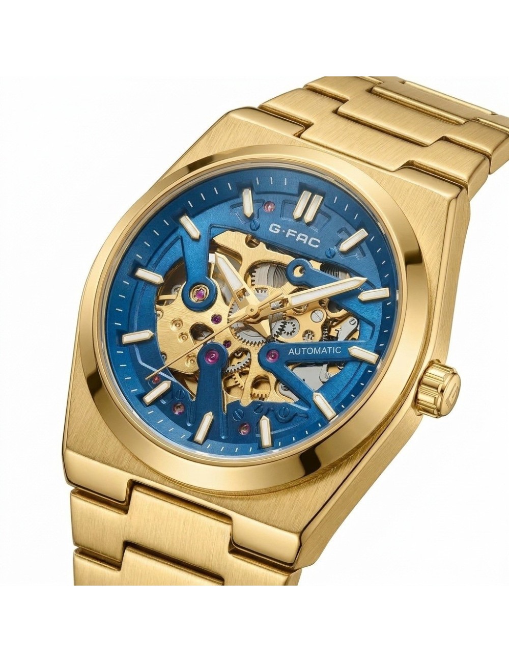 Reloj G-force At303a Automatico De Acero + Estuche Premium