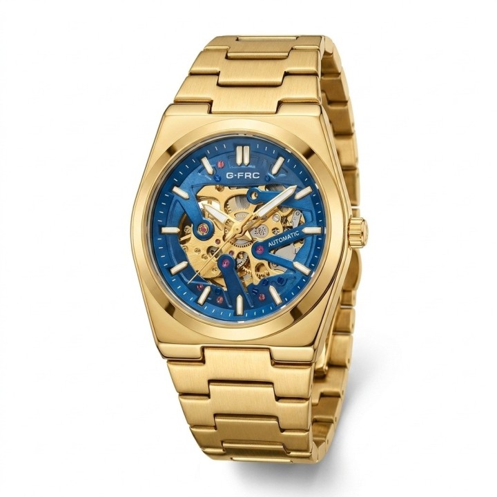 Reloj G-force At303a Automatico De Acero + Estuche Premium
