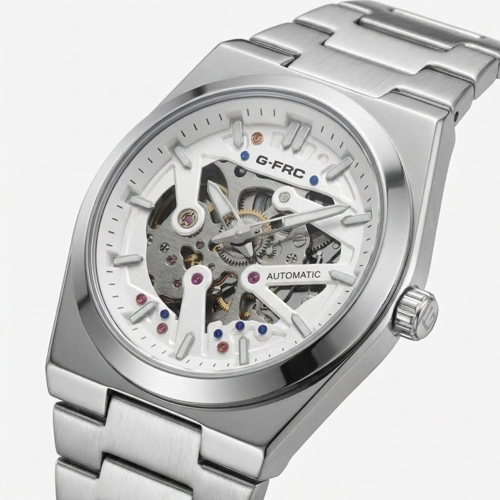 Reloj G-force At303a Automatico De Acero + Estuche Premium