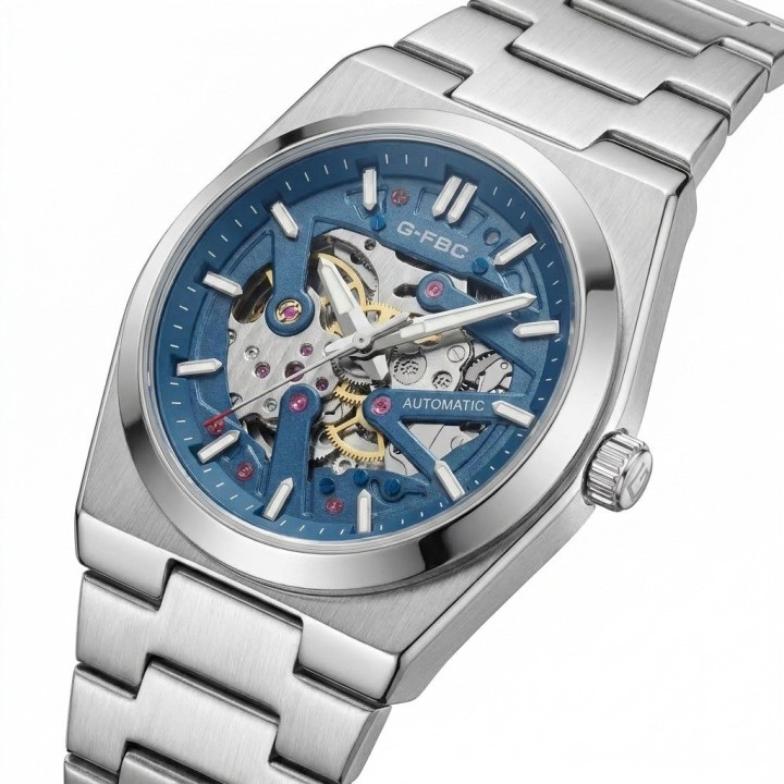 Reloj G-force At303a Automatico De Acero + Estuche Premium