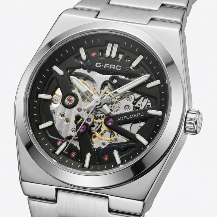 Reloj G-force At303a Automatico De Acero + Estuche Premium