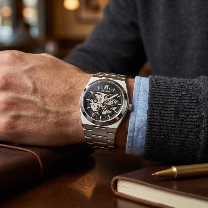Reloj G-force At303a Automatico De Acero + Estuche Premium