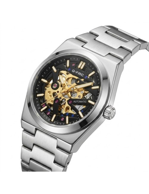 Reloj G-force At303a Automatico De Acero + Estuche Premium