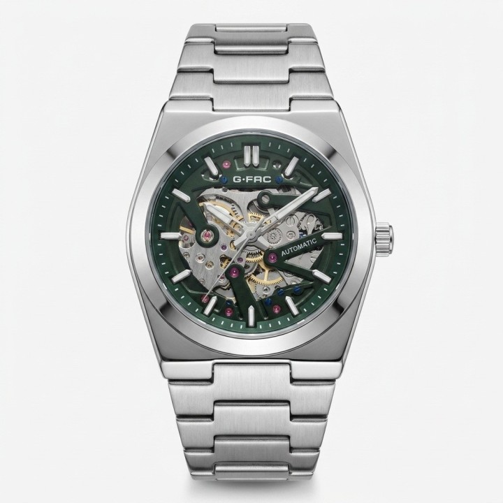 Reloj G-force At303a Automatico De Acero + Estuche Premium