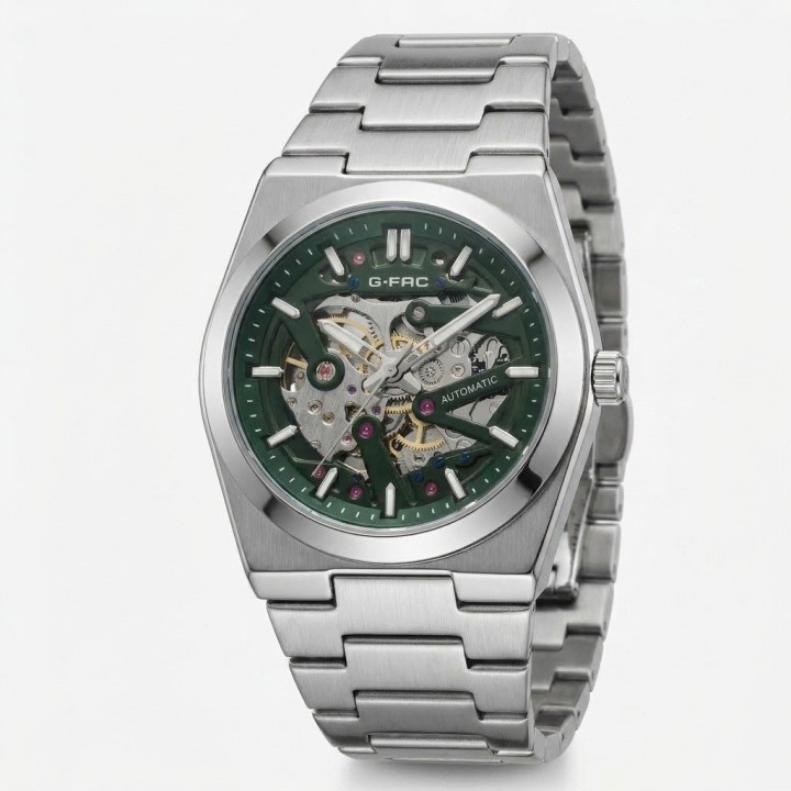 Reloj G-force At303a Automatico De Acero + Estuche Premium