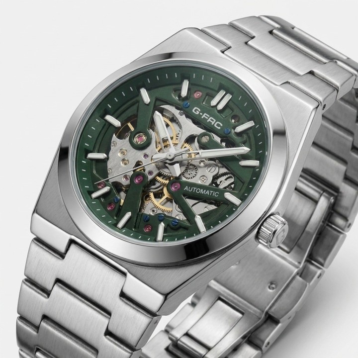 Reloj G-force At303a Automatico De Acero + Estuche Premium