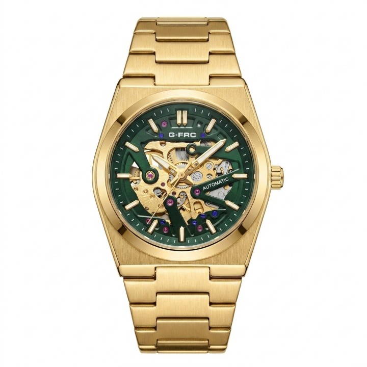 Reloj G-force At303a Automatico De Acero + Estuche Premium