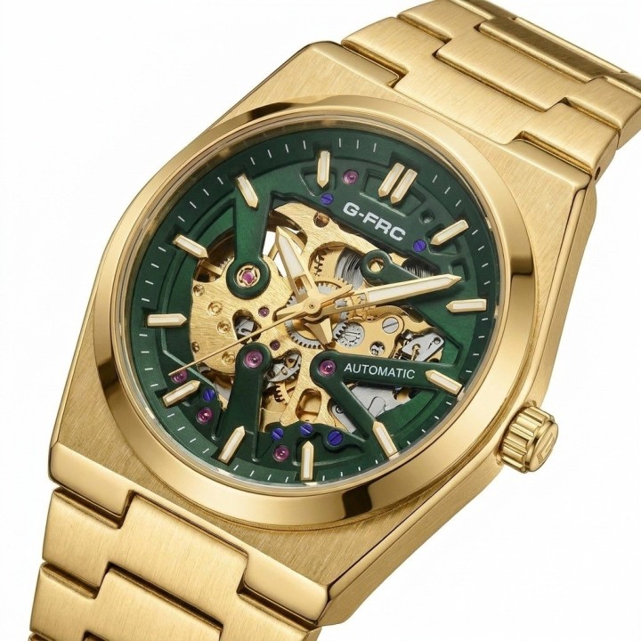 Reloj G-force At303a Automatico De Acero + Estuche Premium