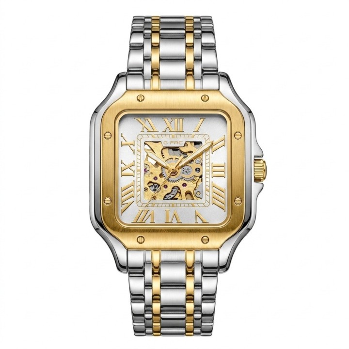 Reloj G-force At10a Automatico De Acero + Estuche Premium