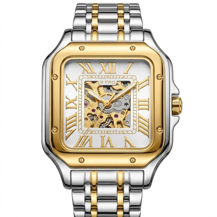 Reloj G-force At10a Automatico De Acero + Estuche Premium