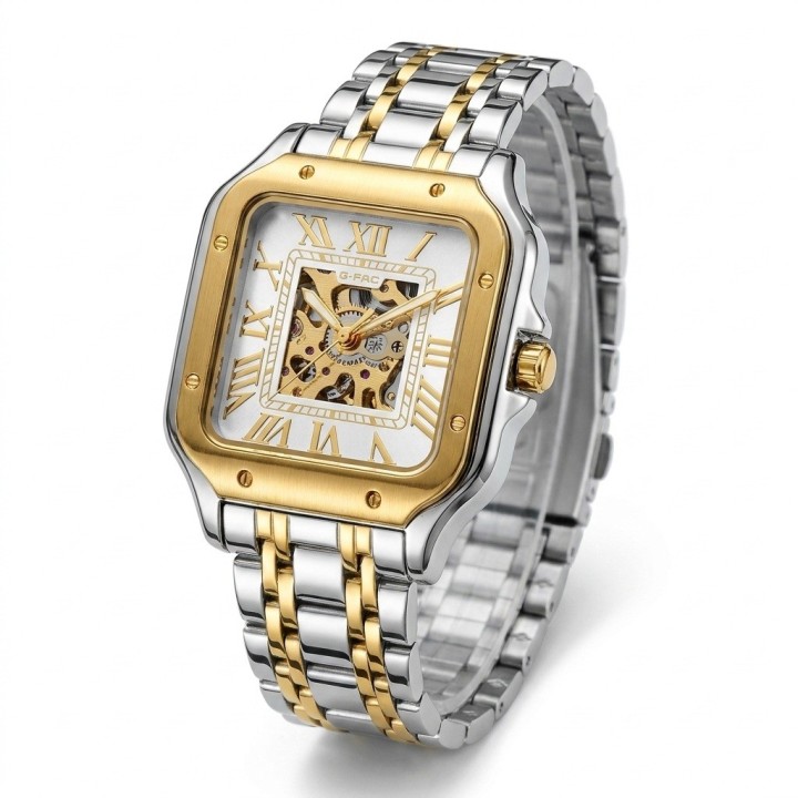 Reloj G-force At10a Automatico De Acero + Estuche Premium