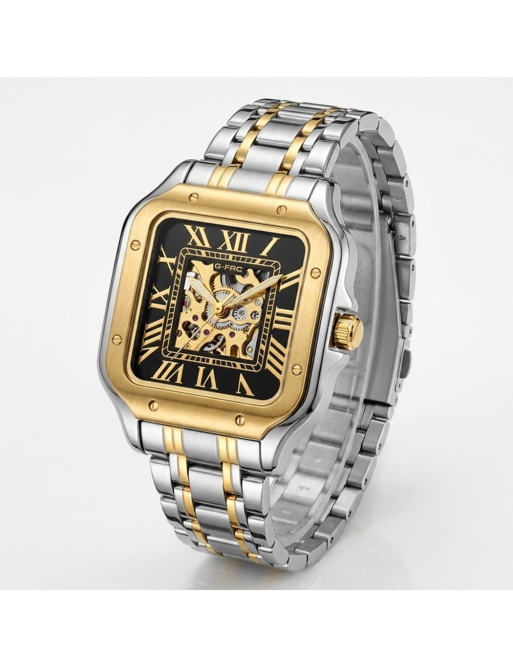 Reloj G-force At10a Automatico De Acero + Estuche Premium