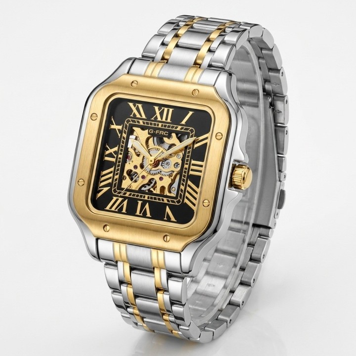 Reloj G-force At10a Automatico De Acero + Estuche Premium