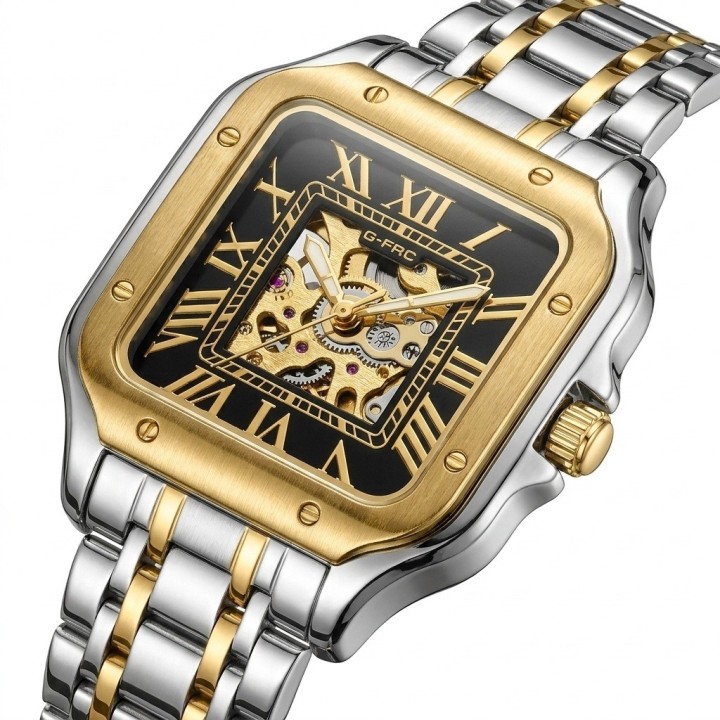 Reloj G-force At10a Automatico De Acero + Estuche Premium