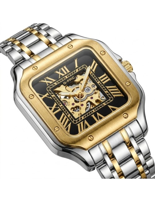 Reloj G-force At10a Automatico De Acero + Estuche Premium