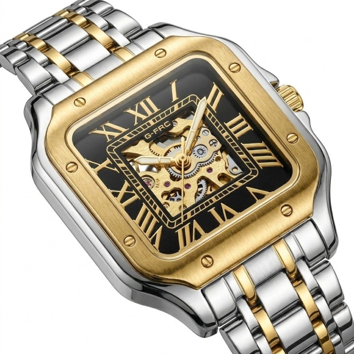 Reloj G-force At10a Automatico De Acero + Estuche Premium