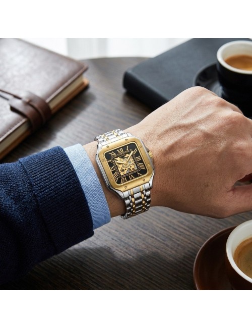 Reloj G-force At10a Automatico De Acero + Estuche Premium