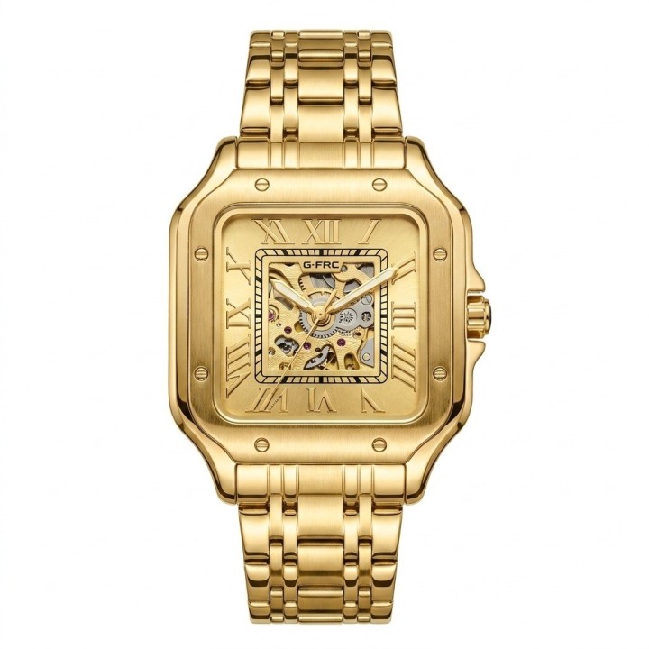 Reloj G-force At10a Automatico De Acero + Estuche Premium
