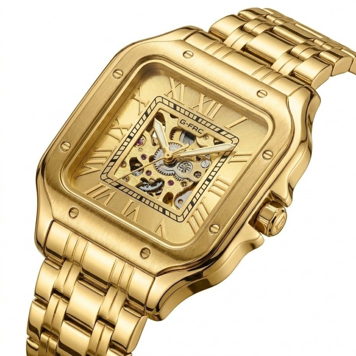 Reloj G-force At10a Automatico De Acero + Estuche Premium