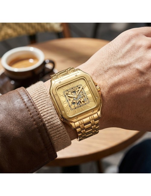 Reloj G-force At10a Automatico De Acero + Estuche Premium