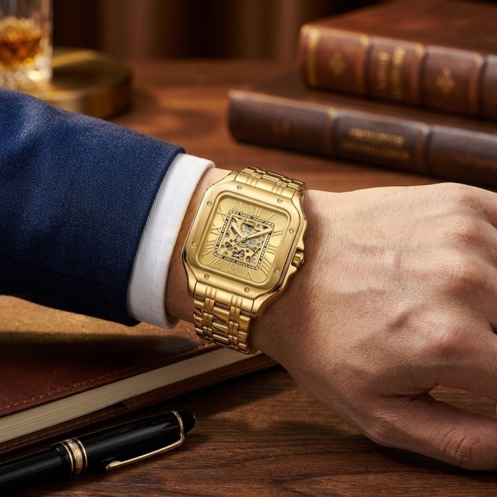 Reloj G-force At10a Automatico De Acero + Estuche Premium