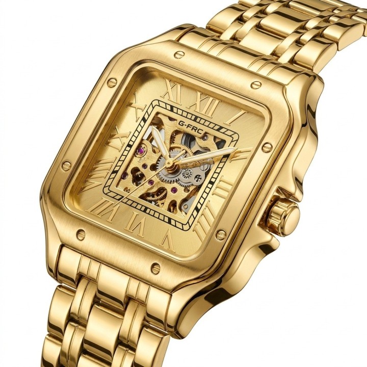 Reloj G-force At10a Automatico De Acero + Estuche Premium