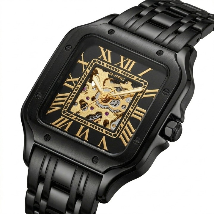Reloj G-force At10a Automatico De Acero + Estuche Premium