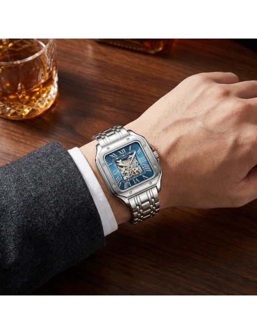 Reloj G-force At10a Automatico De Acero + Estuche Premium