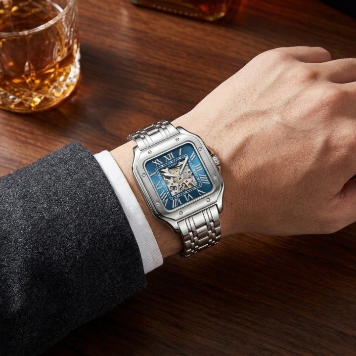 Reloj G-force At10a Automatico De Acero + Estuche Premium