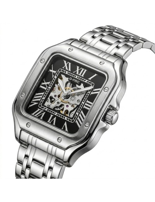 Reloj G-force At10a Automatico De Acero + Estuche Premium