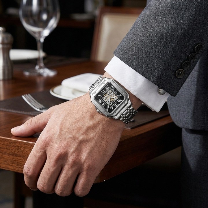 Reloj G-force At10a Automatico De Acero + Estuche Premium