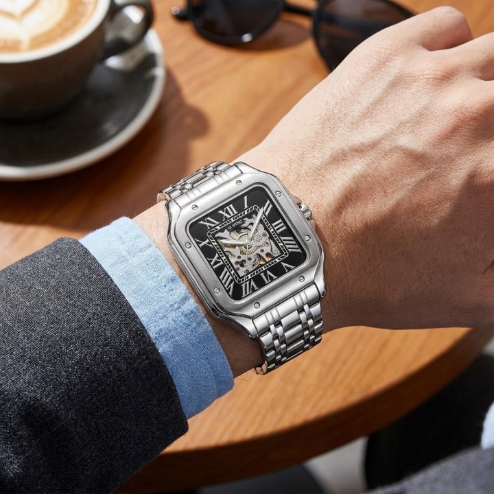 Reloj G-force At10a Automatico De Acero + Estuche Premium
